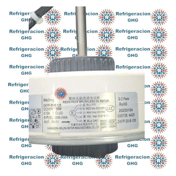 Motor Forzador Interior Inverter 25w Zkfp-20-8-125 Ghg - Image 4