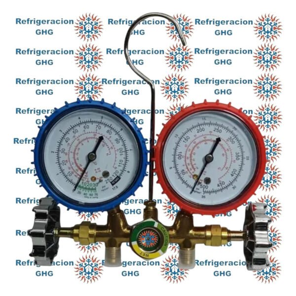 Manifold R22/134 Finley Con Mangueras-maletin Ghg - Image 3
