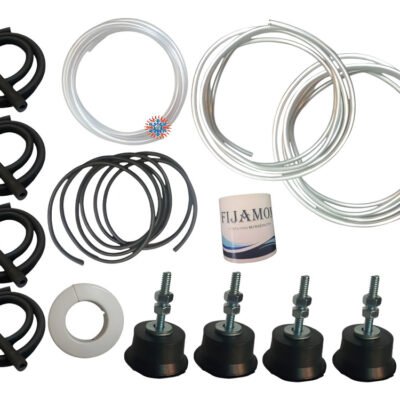 Kit De Instalacion Aluminio 3000fg 3mts C/ Tacos De Goma Ghg