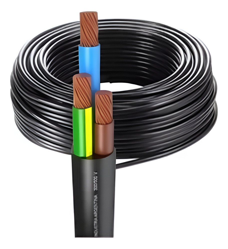 Cable Tipo Taller Negro 3x1.5 Mm Precio X Metro Ghg Negro
