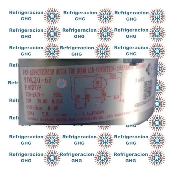 Motor Forzador Exterior 20w  Ydk20-6f Ghg - Image 5