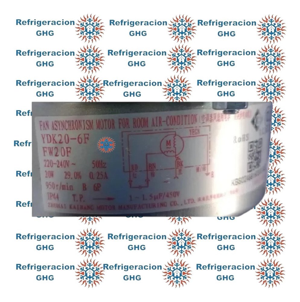 Motor Forzador Exterior 20w  Ydk20-6f Ghg - Image 5