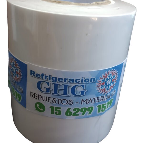 Cinta Refrigeración Ghg Sin Adhesivo 7 Cm X 20 Metros Ghg Blanco Liso