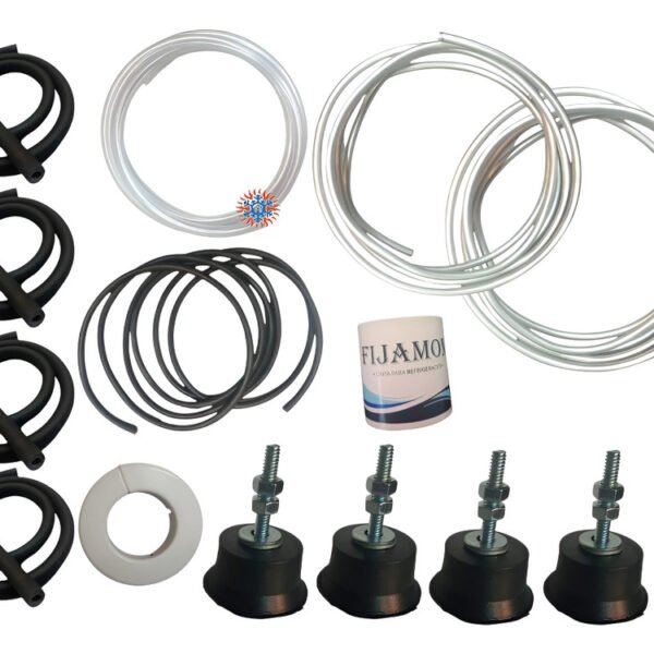 Kit De Instalacion Aluminio 4500fg 3mts C/ Tacos De Goma Ghg - Image 1