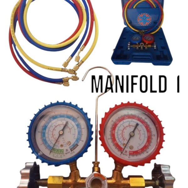 Manifold R22/134 Finley Con Mangueras-maletin Ghg - Image 1