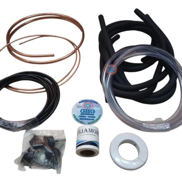 Kit De Instalacion Cobre 2250fg 3mts Con Tacos De Goma Ghg - Image 5