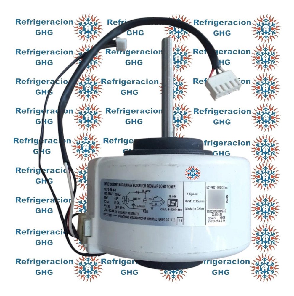 Motor Forzador Interior Evaporador 28w Ykfg-28-4-3 Ghg - Image 3