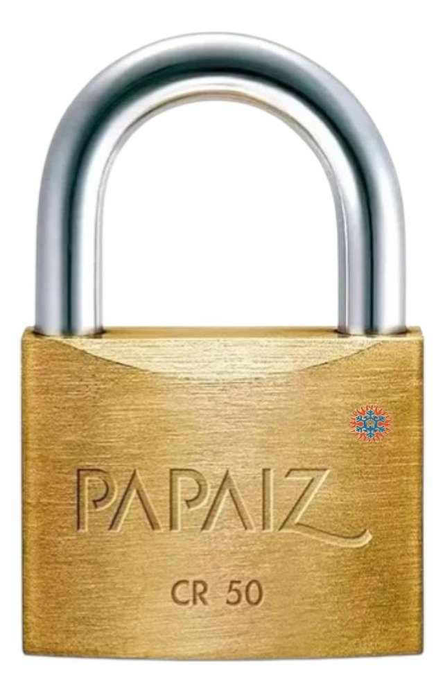 Candado De Bronce Papaiz Cr-50 Doble Traba Ghg