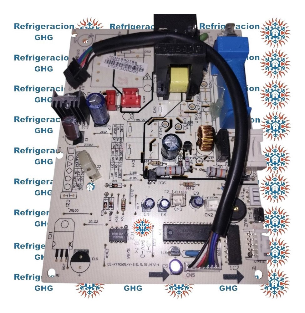 Placa Pcb05-487-v02 Aire Acondicionado Ghg