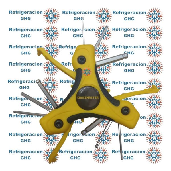 Juego 9 Llave Allen Hexagonal 5/64. A 1/4 Ghg Amarillo Y Negro - Image 2