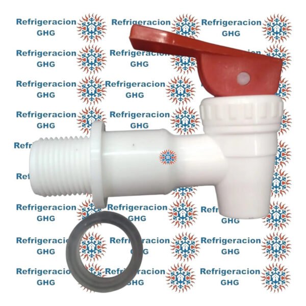 Canilla  Rosca Macho  roja Dispenser  Ghg - Image 2