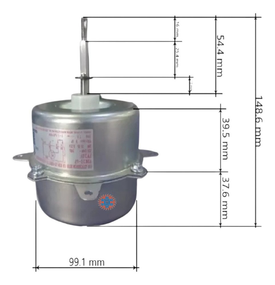Motor Forzador Exterior 20w  Ydk20-6f Ghg - Image 4