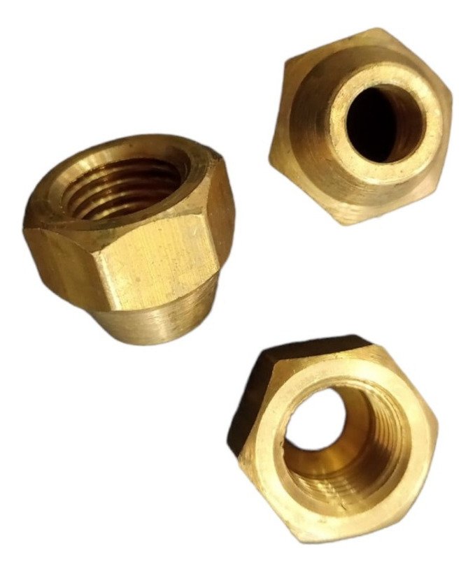 Tuerca De Bronce 1/4 Refrigeración X Unid Ghg - Image 2