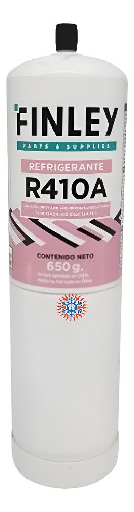 Lata Finley -gas Refrigerante R410-a 650 Gr. C/ Robinete Ghg