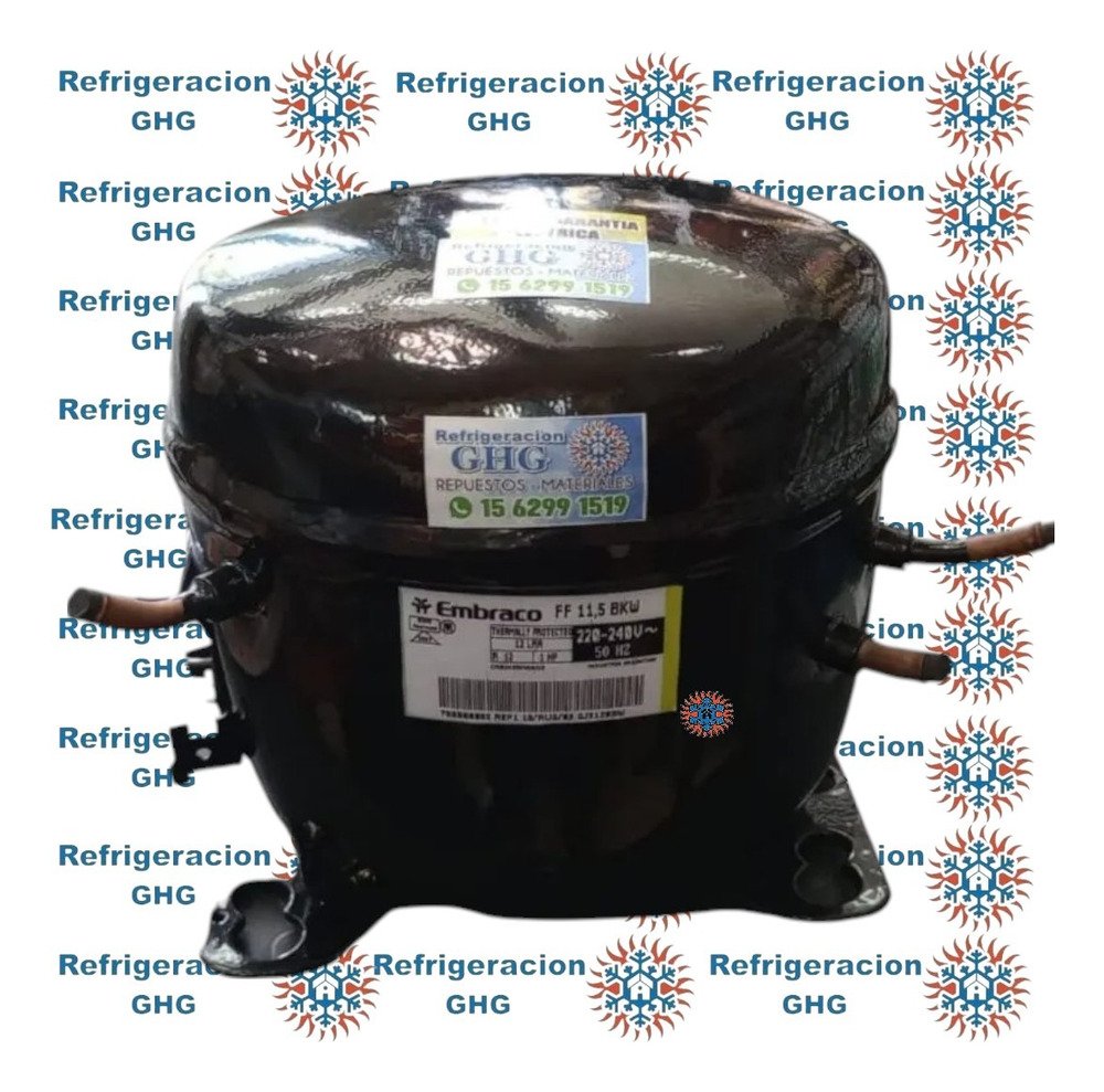 Motocompresor Bocha 1/3 Reacondicionado Embraco R12 R134 Ghg - Image 4