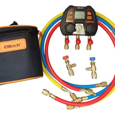 Manifold Digital Ms-100 Elitech + Mangueras +acoples Ghg