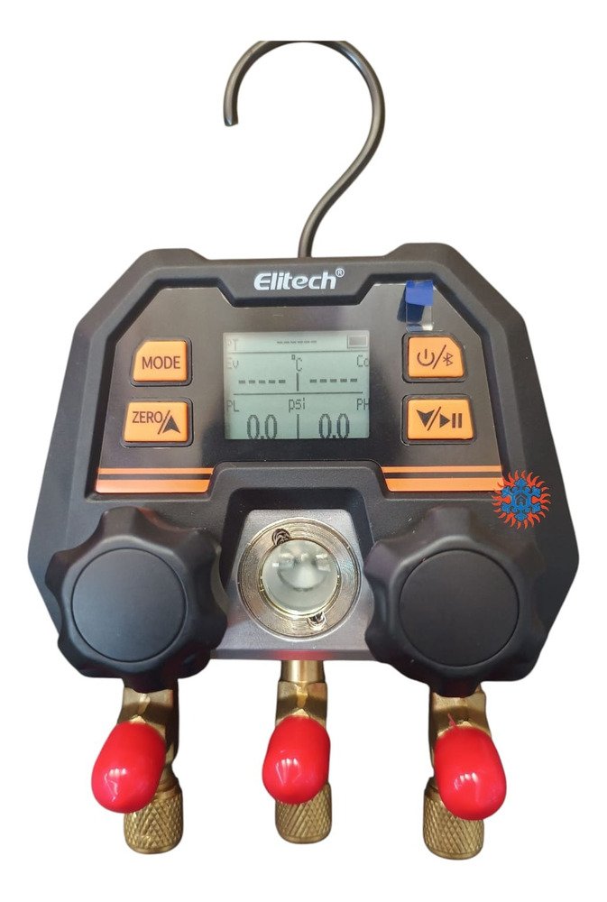 Manifold Digital Ms-100 Elitech + Mangueras +acoples Ghg