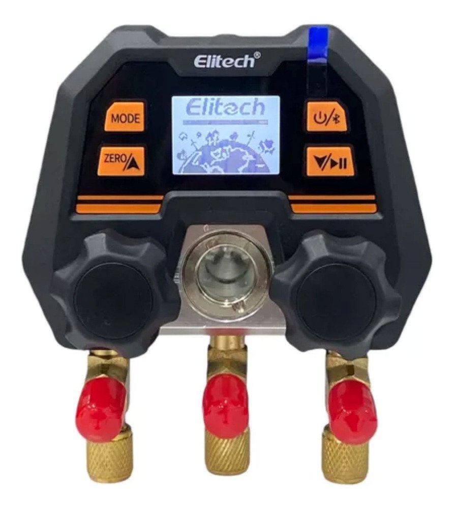 Manómetro Digital Elitech Ms-100 Para Refrigeración Y Aire Acondicionado