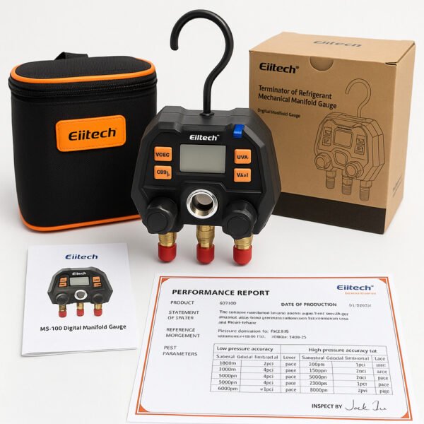 Manómetro Digital Elitech Ms-100 Para Refrigeración Y Aire Acondicionado - Image 2