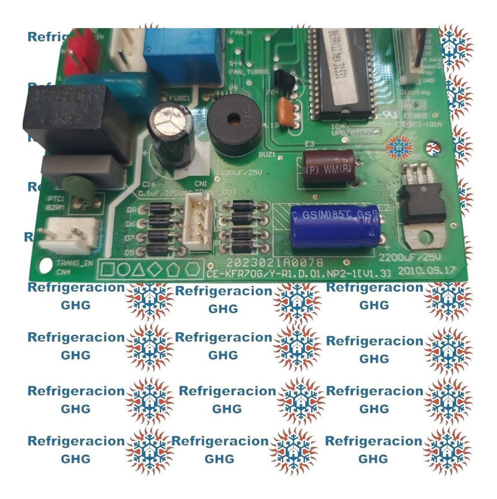 Placa A/a Ce-kfr70g/y-r1.d.01 Frio V1.3  Piso Techo Bgh Ghg - Image 5