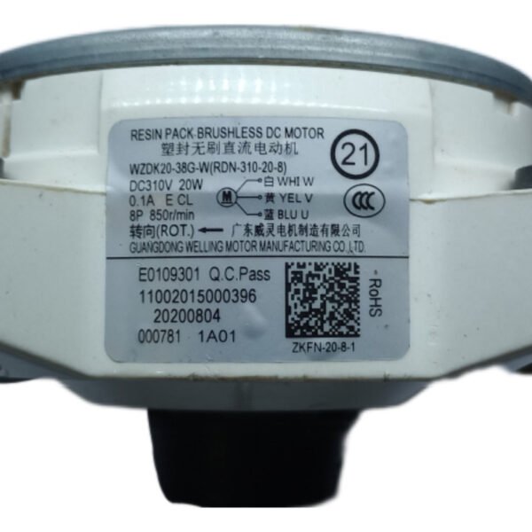 Motor Forzador Unidad Exterior Wzdk-20-38g-w Dc310v 20w Ghg - Image 4
