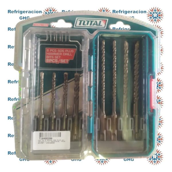 Set De 8 Mechas Sds Plus Para Rotomartillo Industrial Ghg - Image 2
