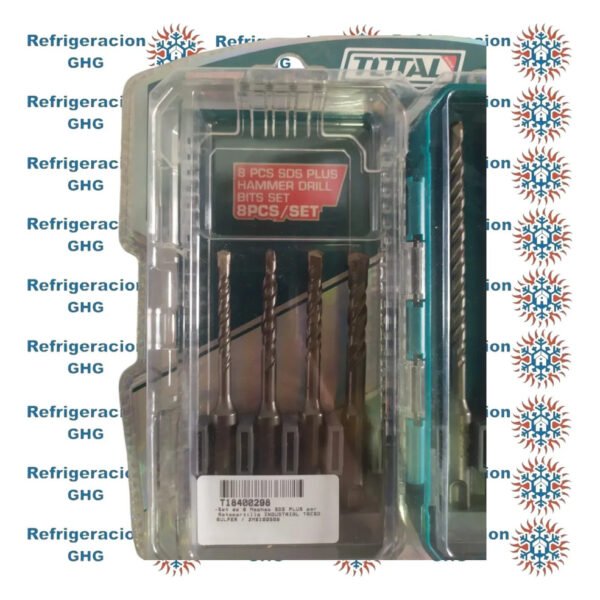 Set De 8 Mechas Sds Plus Para Rotomartillo Industrial Ghg - Image 5