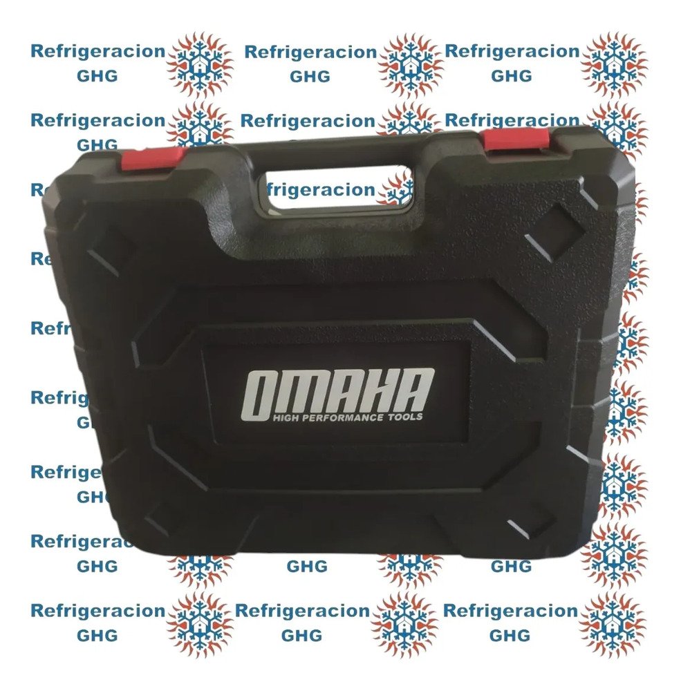 Hidrolavadora Inalámbrica Omaha 25bar 280w 20v + Maletín Ghg Rojo 50