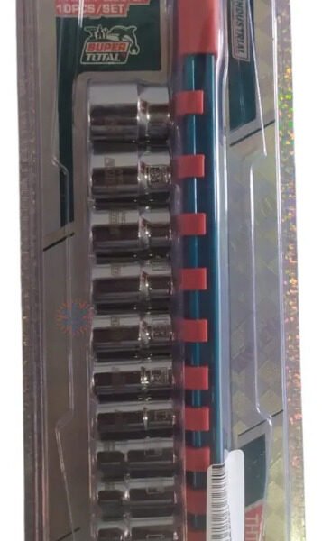 Set 10 Bocallaves 1/4  Industrial Tht1411023 Zbli01410  Ghg Gris - Image 1