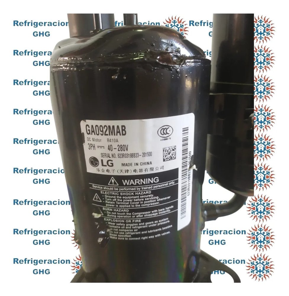 Rotativo Inverter Ga092mab LG 2500fg R410 Ghg
