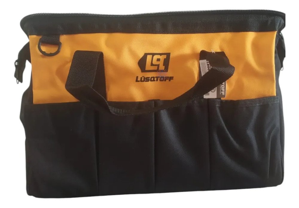 Bolso Porta Herramientas 16  15 Bolsillos L8004 Lusqtoff Ghg Naranja Oscuro