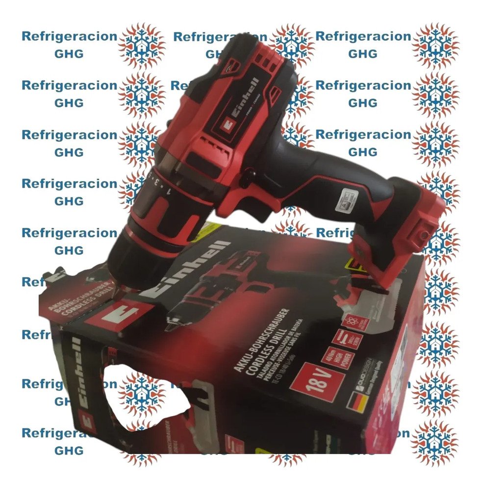 Taladro A Bateria 13mmd 18v Li-ion Te-cd 18-40 Li Einhel Ghg Rojo 50