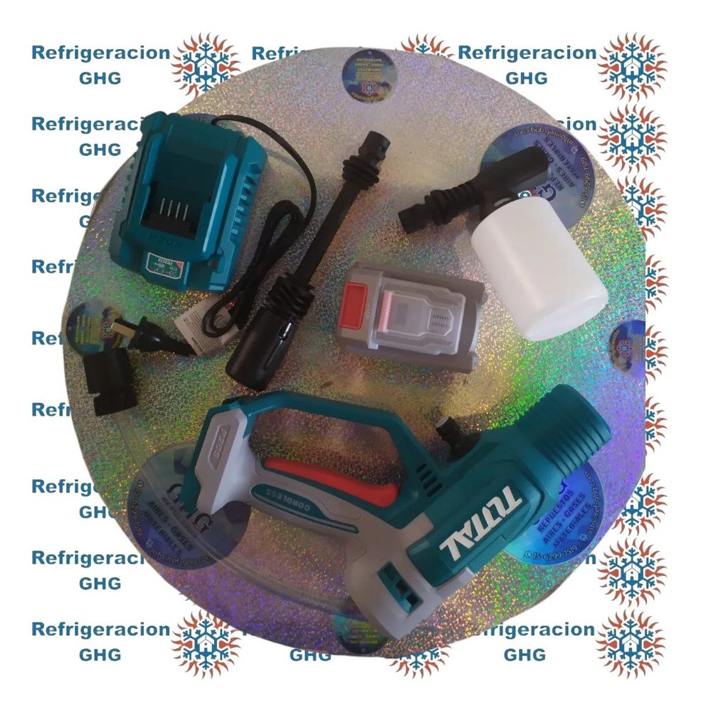 Hidrolavadora 25bar 132l/h 20v Inalambrica Ghg Azul Petróleo 50