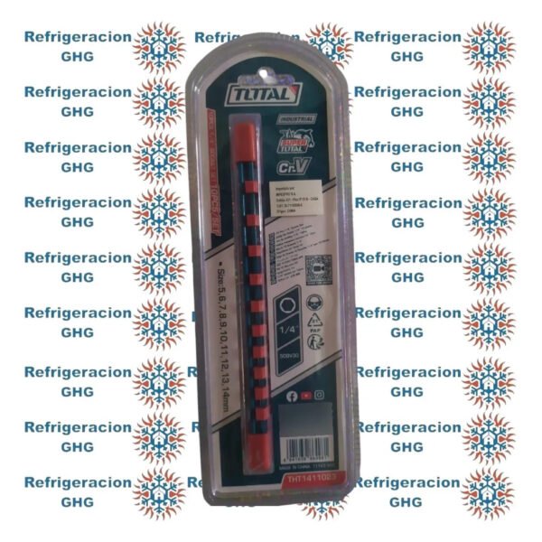 Set 10 Bocallaves 1/4  Industrial Tht1411023 Zbli01410  Ghg Gris - Image 4