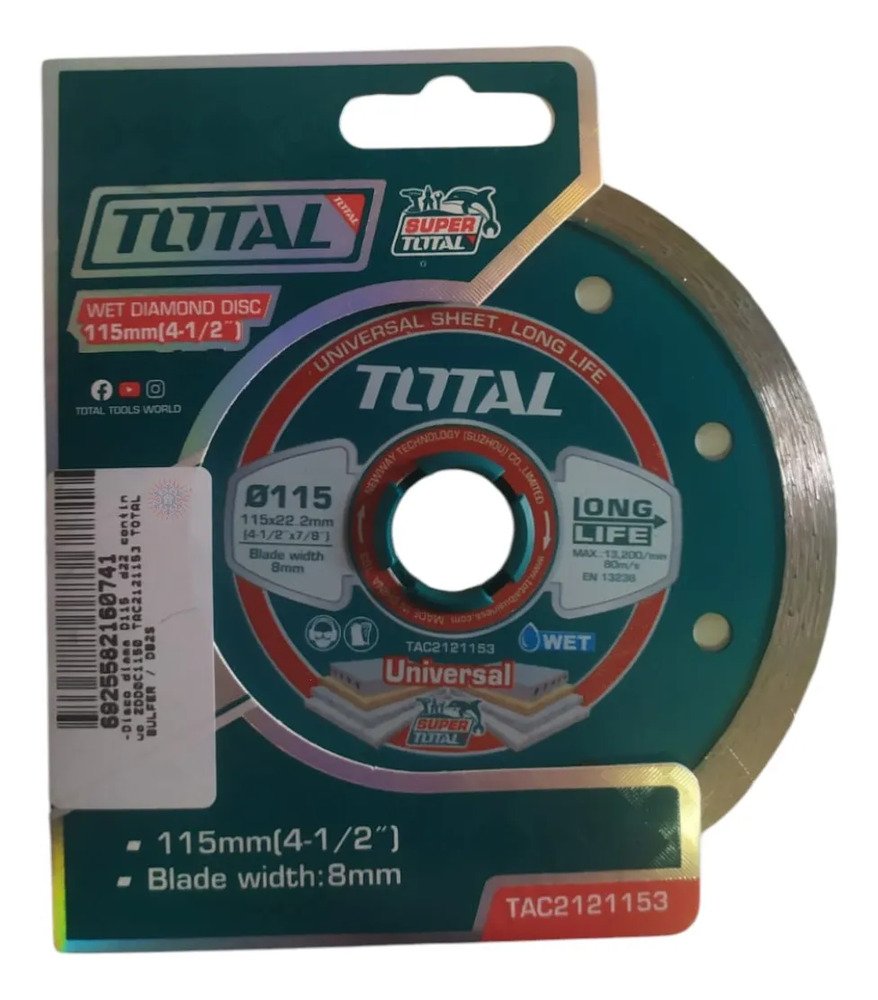 Disco Diama D115  D22 Continuo Zdd0c1150 Total Ghg Azul Acero