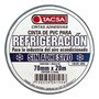 Cinta Pvc Sin Adhesivo Tacsa 70mmx20m Refrigeración Gris Ghg