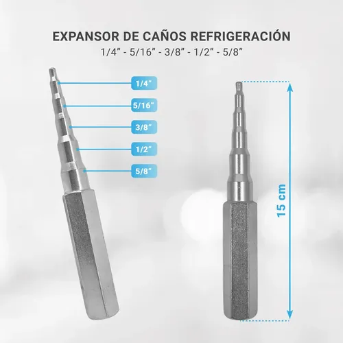 Punzon Expansor Caño Cobre Refrigeracion Cooltech 5 En 1 Ghg
