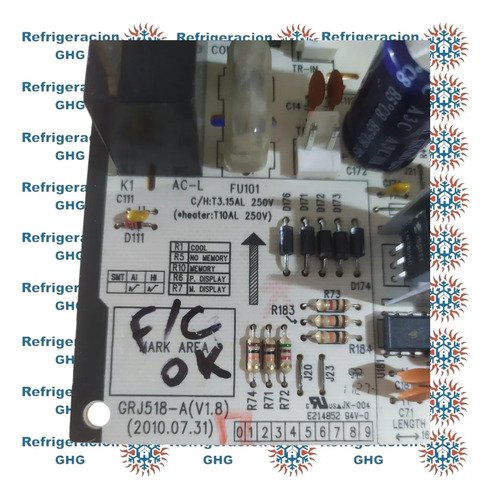 Placa A/a Grj518-a (v1.8) Frio /calor Ghg