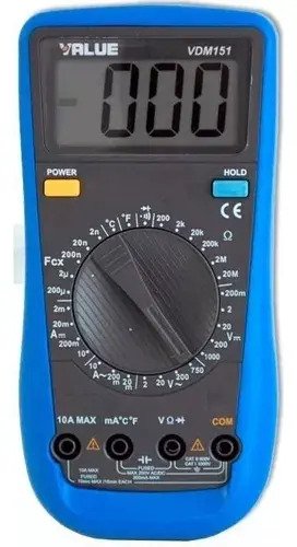Tester Multimetro Capacimetro Termometro Value Vdm151 Ghg - Image 2