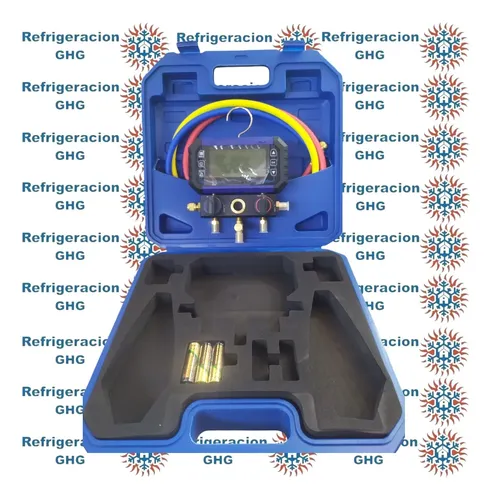 Manifold Digital En Maletin Con Mangueras Ghg By Dosivac Ghg