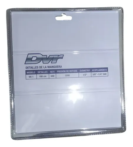 Mangueras De Evacuación Blister Dvr Dosivac Ghg