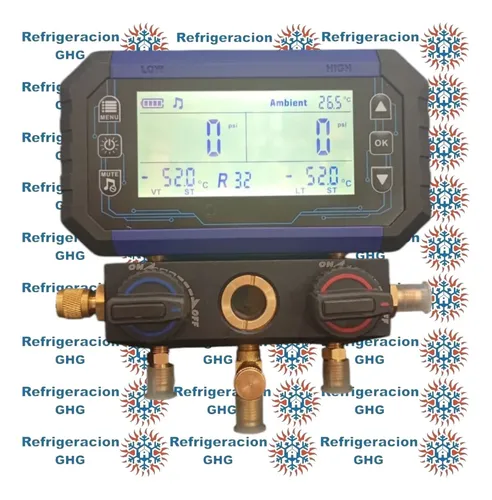 Manifold Digital En Maletin Con Mangueras Ghg By Dosivac Ghg