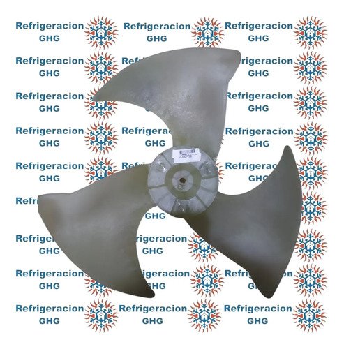 Paleta Condensadora A.a. 530x125 Beige Eje 11mm Ghg Blanco