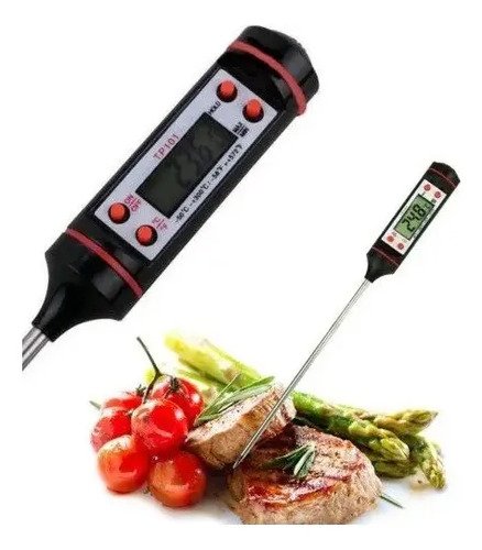Termómetro Digital Tp 300 Cocina Carne -50 A 300 Ghg
