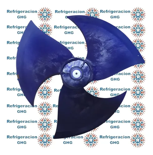 Paleta Condensadora A.a. 415x129 Azul Axial Flow Fan Ghg Azul