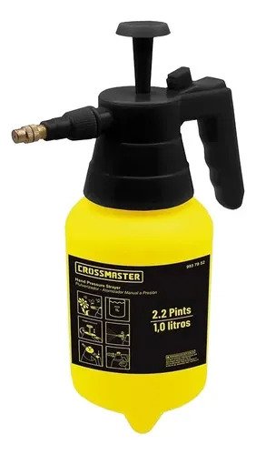 Pulverizador Atomizador 1l Manual A Presión Crossmaster Ghg Amarillo