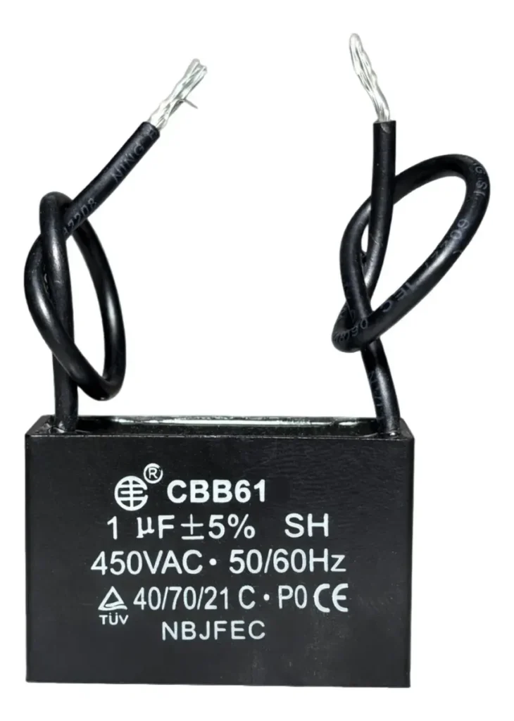 -CAPACITOR 1UF CUADRADO 2 CABLES