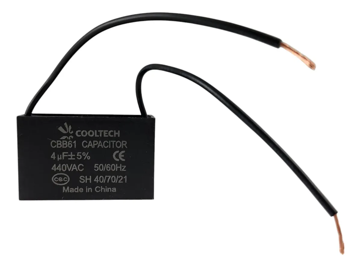 -CAPACITOR 2 CABLES 4UF 440: imagen 1