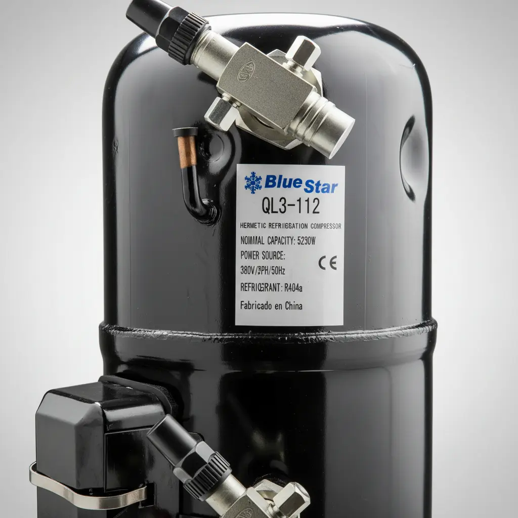 -COMPRESOR COMERCIAL BLUESTAR 5HP-M22-QR3-112 TRIFASICO r22