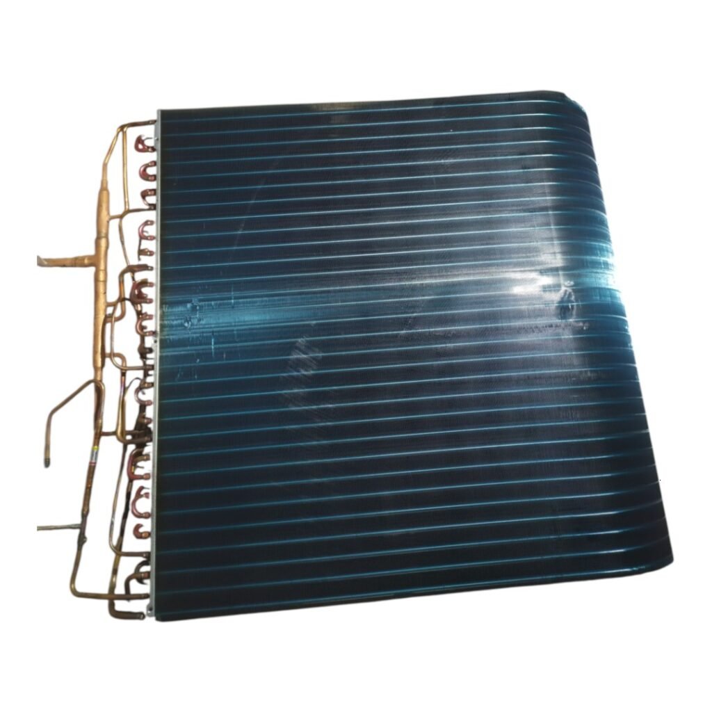 -CONDENSADOR A/A SPLIT 6000FG DOBLE AZUL 67CM LARGO, 4 ESPESOR, 66 ALTO, 28,5 PROF,